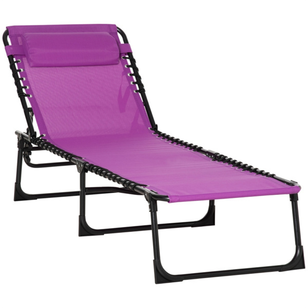D0102X32TSA Folding Lounge Rocking Chair - Rainbow Striped & Black