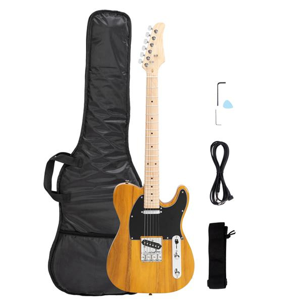 D0102HGZ79Y Maple Fingerboard GTL Electric Guitar SS Pickup - Transparent Yellow