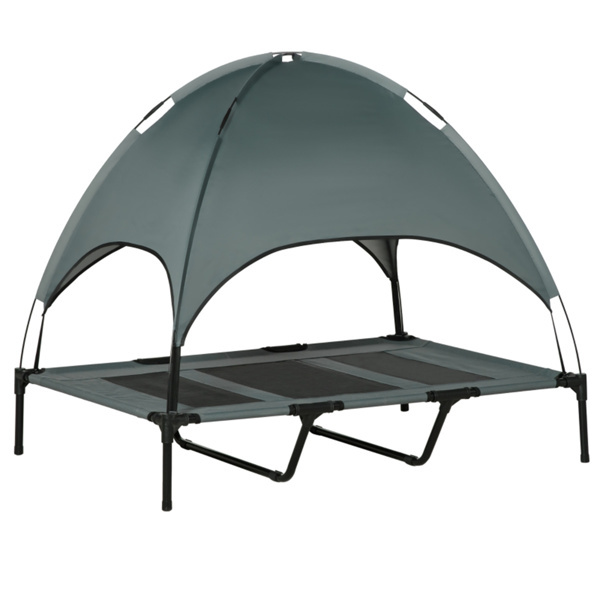 D0102HQ5YDV Pet Bed - Grey & Black