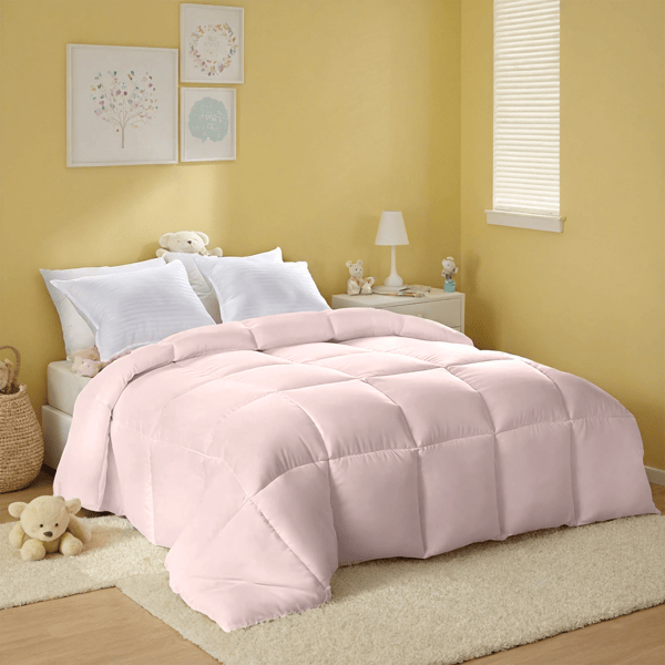 D01027HJ6NU White Plump Duvet, Extra Large Checkered Quilting Luxury Hotel-Grade for Bedrooms & Guesthouses