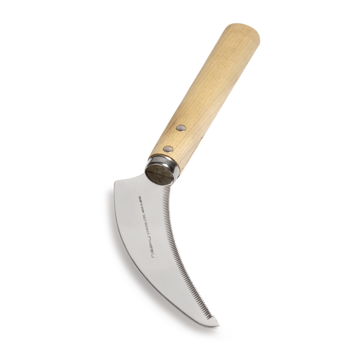 8 In. Blade Mini Cut Kama Stainless Steel Saw Tooth Sickle