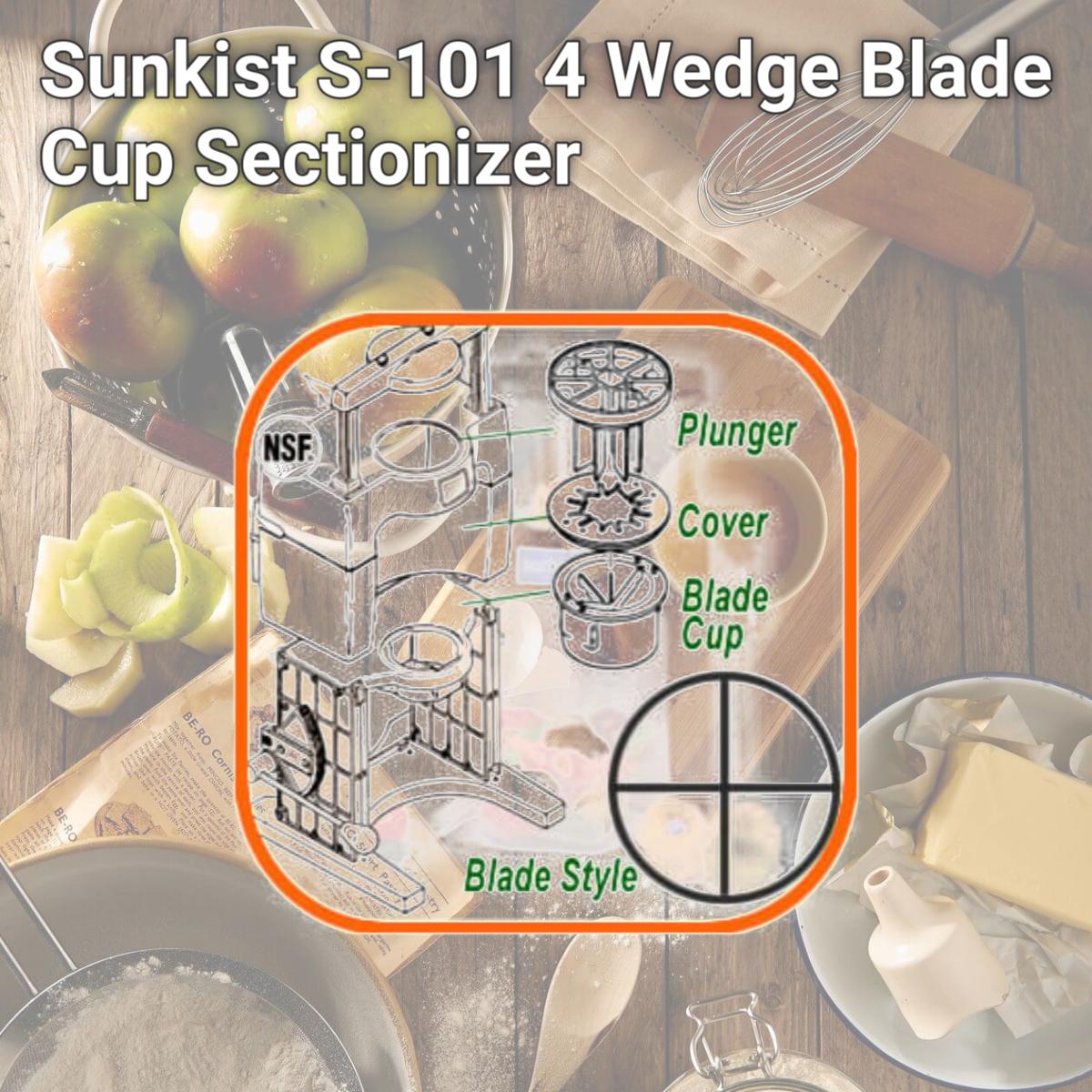 Picture of Sunkist S-101 4 Wedge Blade Cup Sectionizer
