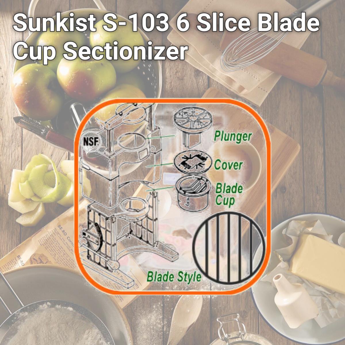 Picture of Sunkist S-103 6 Slice Blade Cup Sectionizer