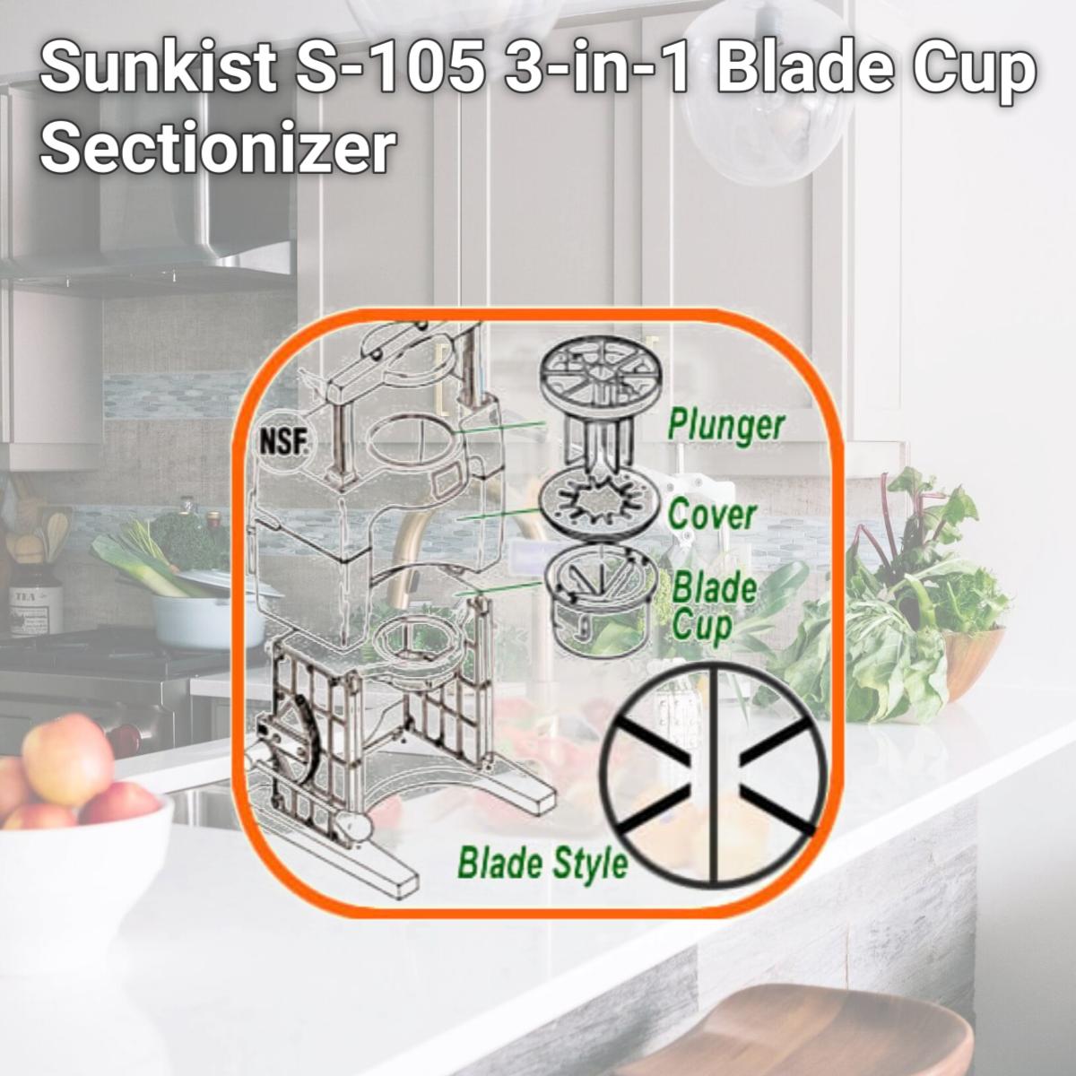 Picture of Sunkist S-105 3-in-1 Blade Cup Sectionizer