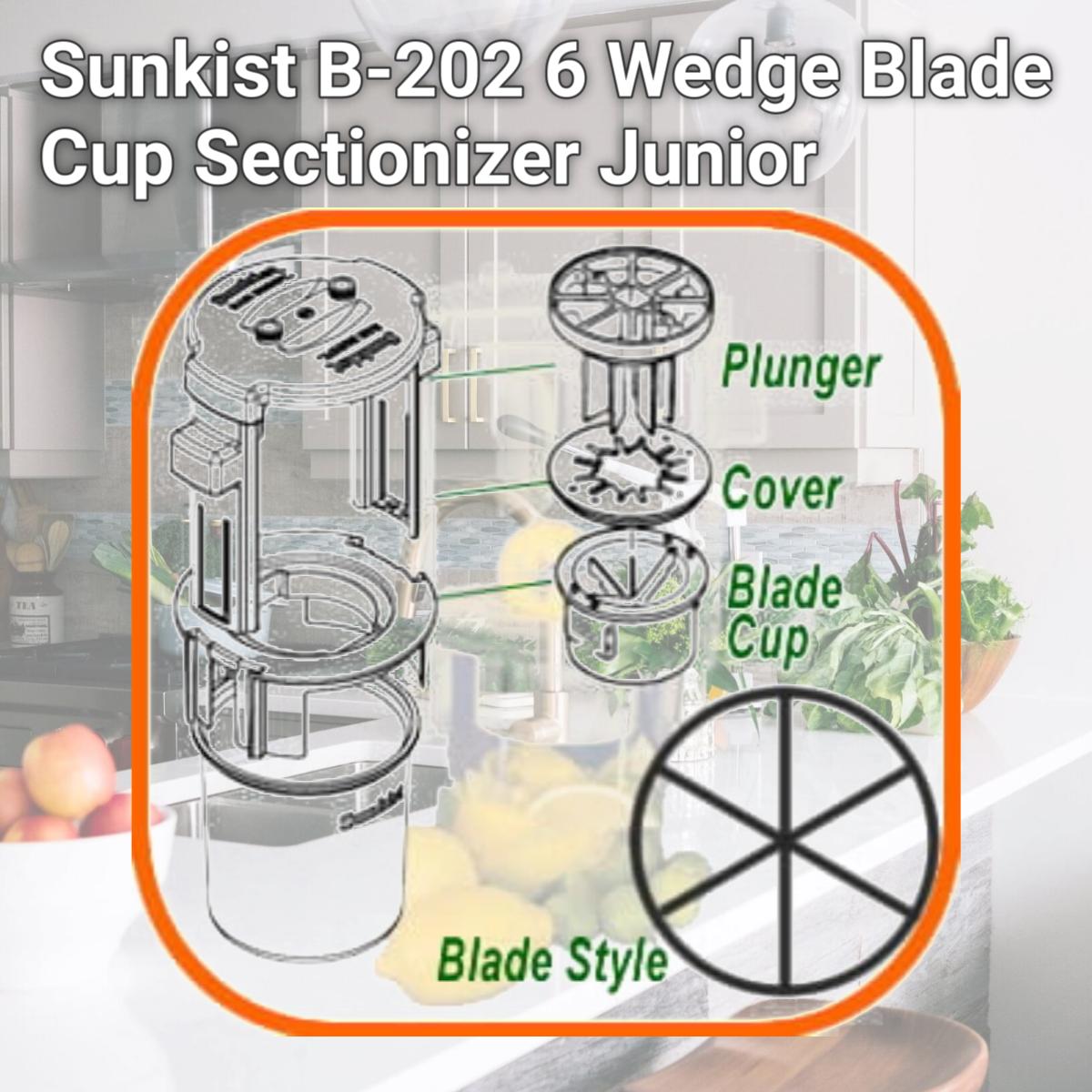 Picture of Sunkist B-202 6 Wedge Blade Cup Sectionizer Junior
