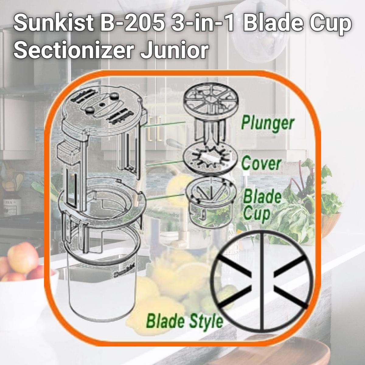 Picture of Sunkist B-205 3-in-1 Blade Cup Sectionizer Junior
