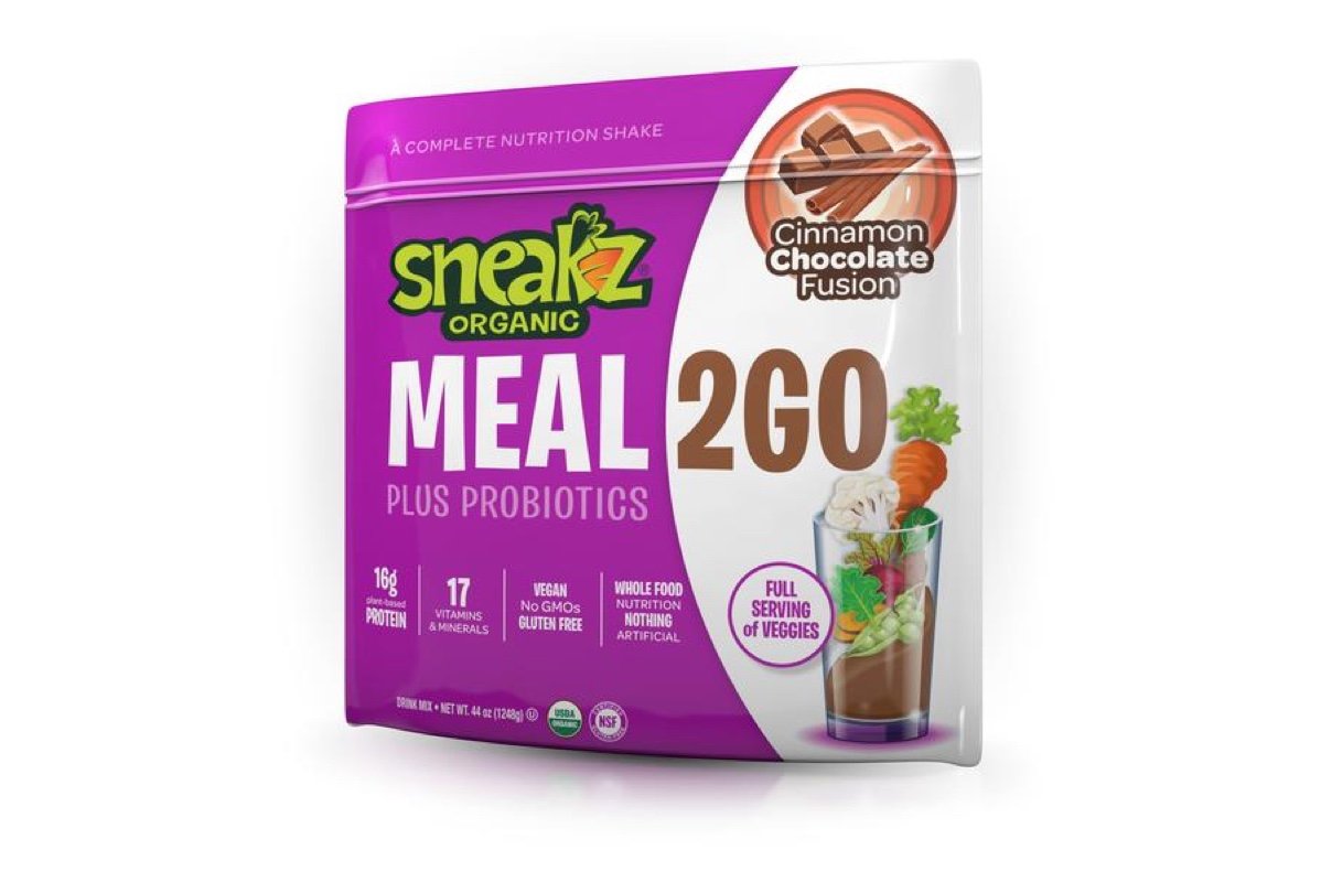 200016 Meal2go Cinnamon Chocolate Complete Nutrition Shake Mix, 10 Individual Pouch Case