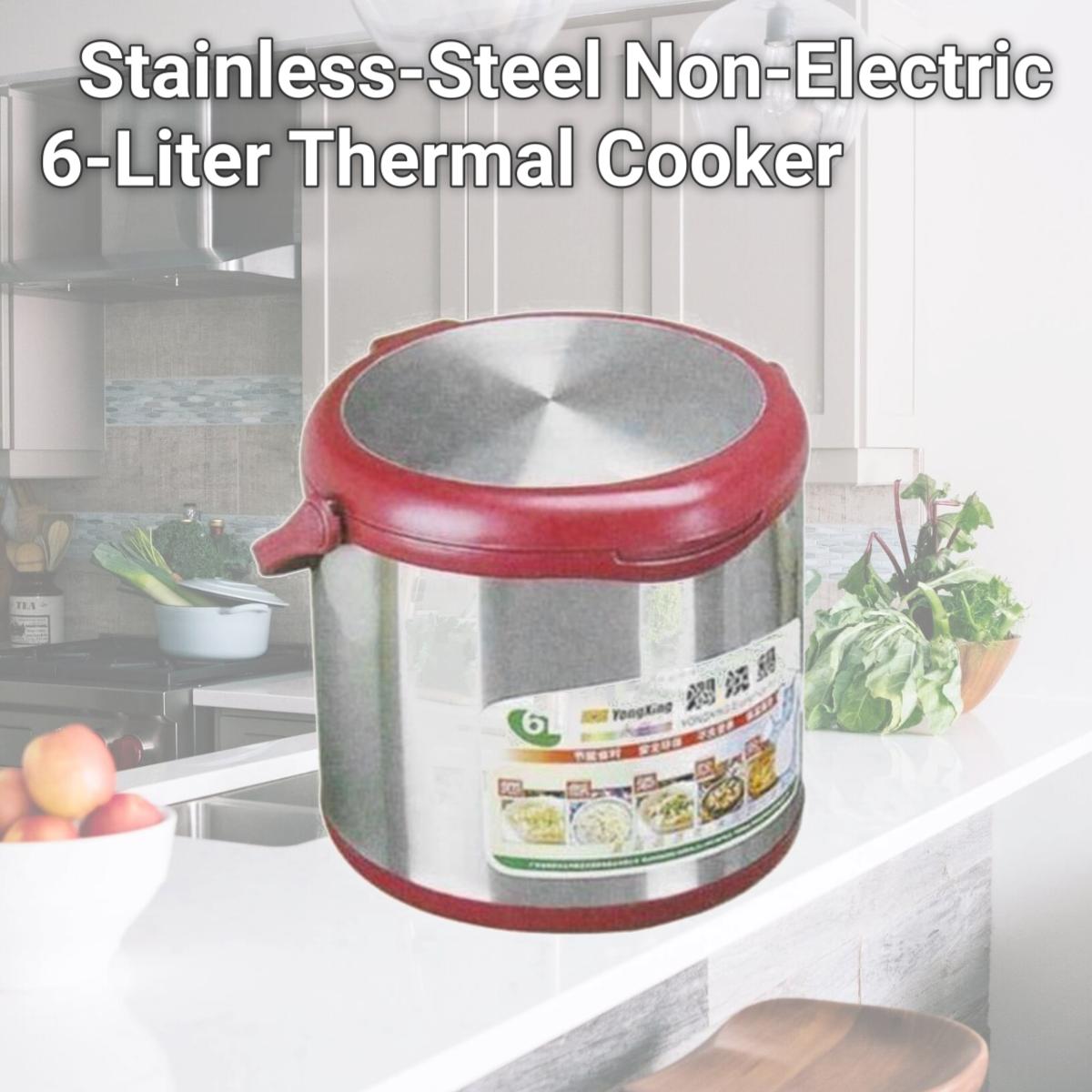 Picture of Sunpentown ST-60B Stainless-Steel Non-Electric 6-Liter Thermal Cooker