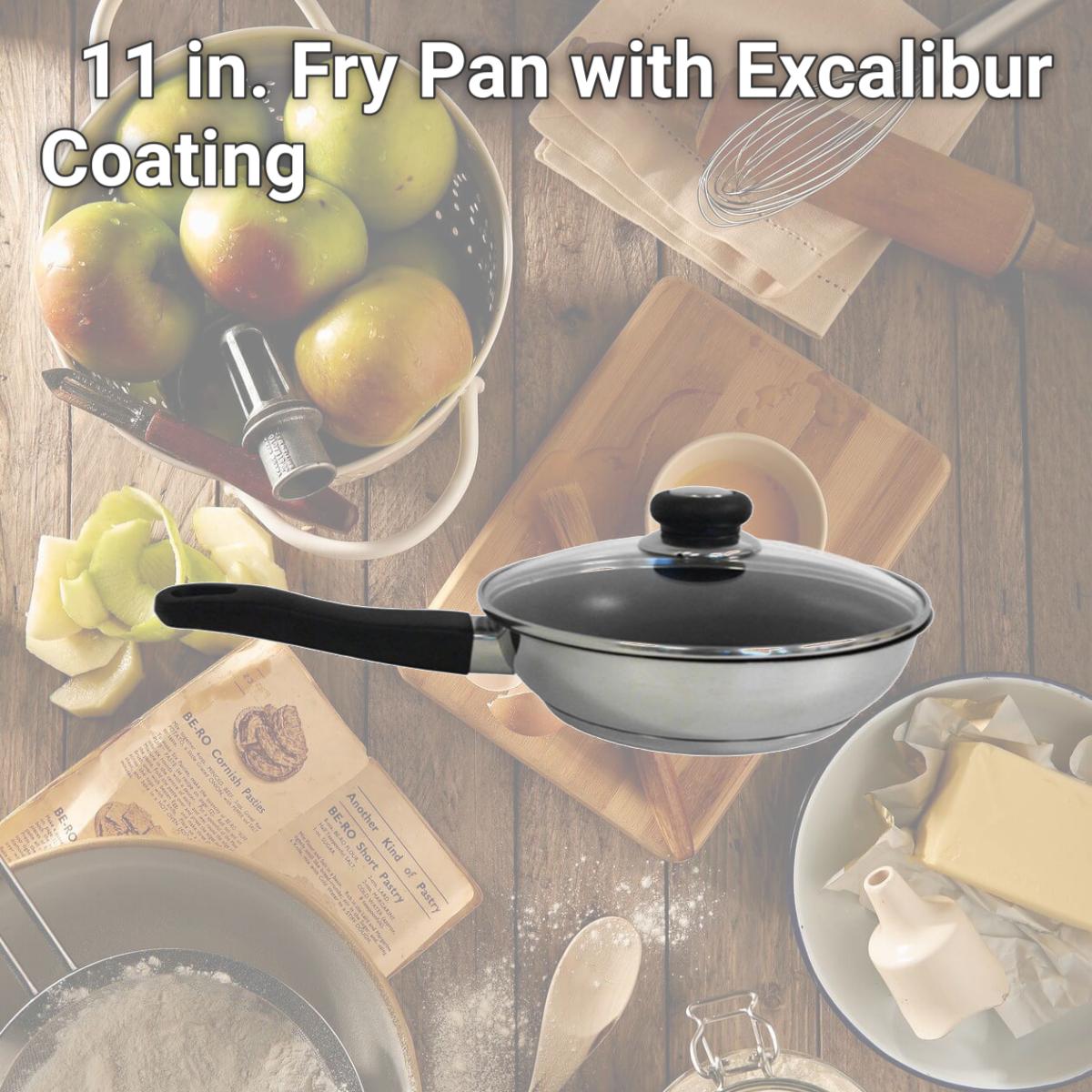 Picture of Sunpentown HK-1102 11 in. Fry Pan with Excalibur Coating