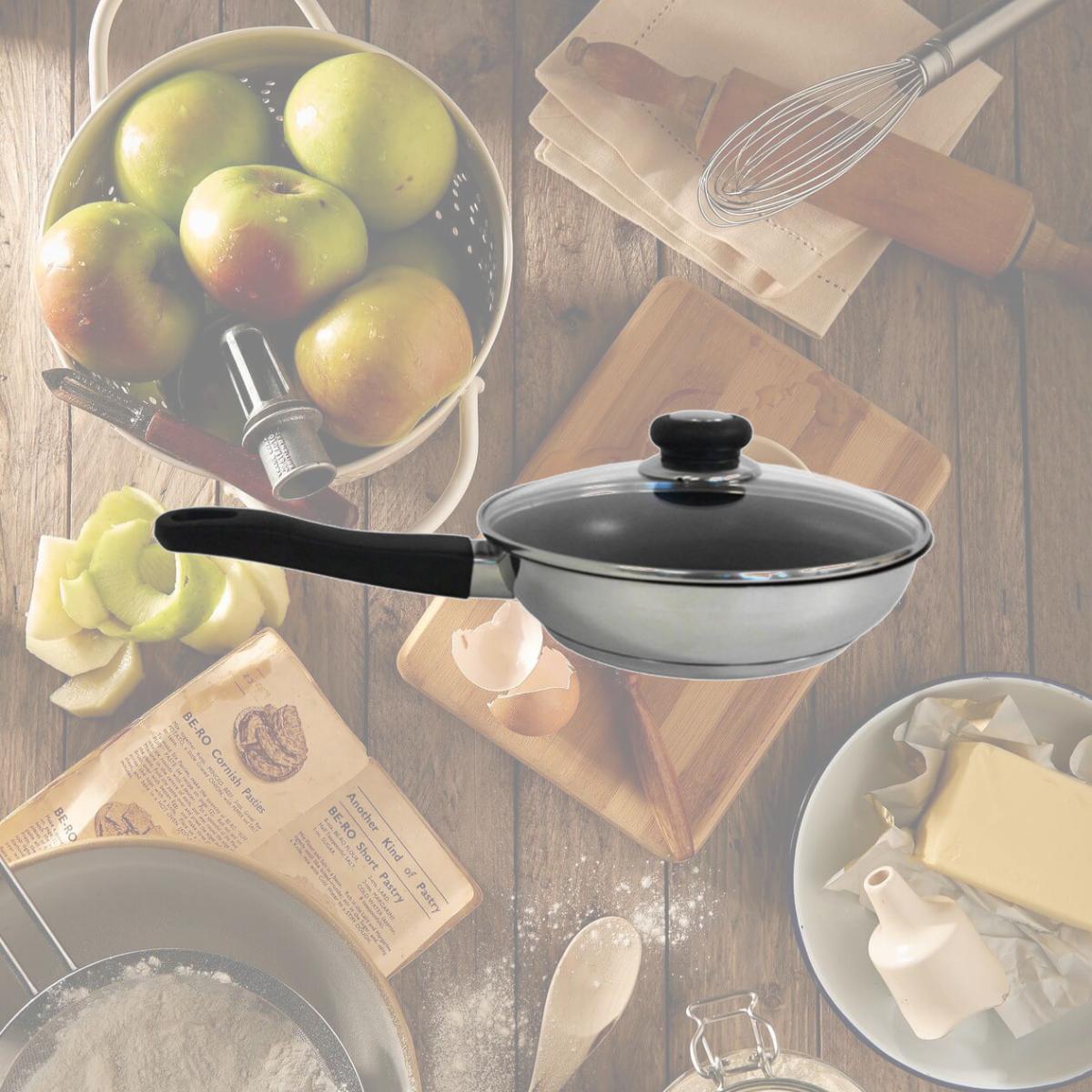 Picture of Sunpentown HK-1102 11 in. Fry Pan with Excalibur Coating