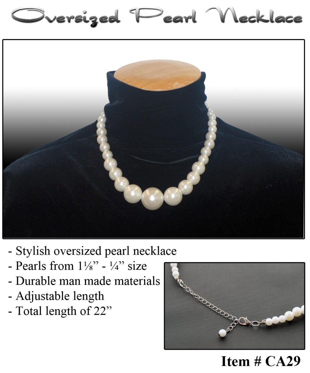 Ca29 Oversized Pearl Necklace