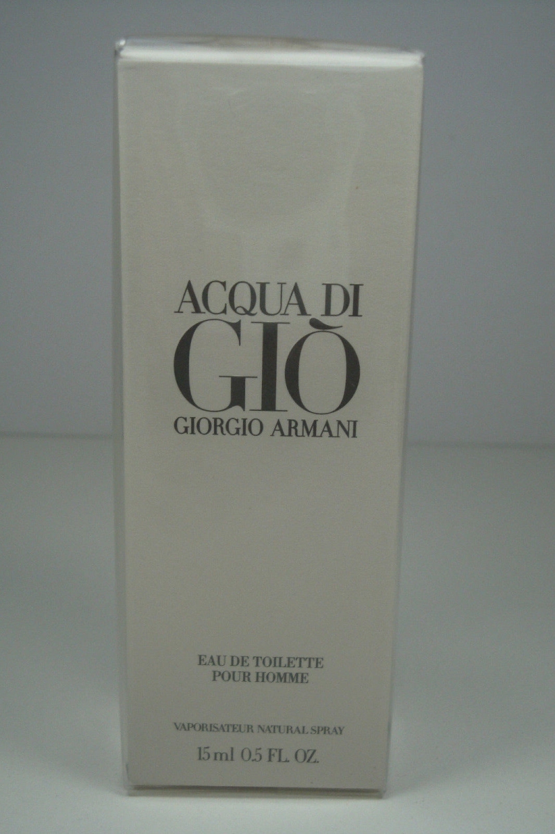 Ga1832420 0.5 Oz Aqua Di Gio By Giorgio Armani Eau De Toilette Spray For Men