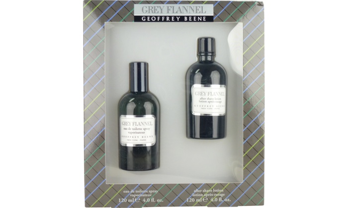 Gbgrysv10001 Grey Flannel 2 Piece Set With 4 Oz Spray & 4 Oz After Shave Lotion
