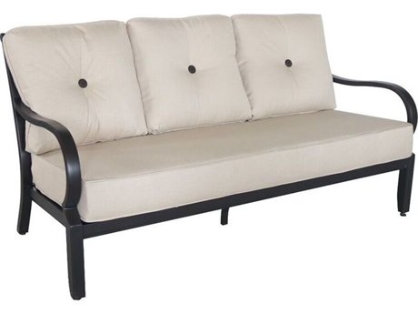 Portica A123000-01-fccl 3 Piece Laurel Outdoor Cusion Sofa Seat, Black - 72 X 33.5 X 36 In.