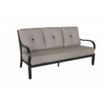 Portica A123000-01-fcce 3 Piece Laurel Outdoor Cushion Sofa Seat, Black - 72 X 33.5 X 36 In.