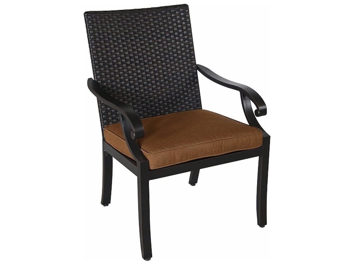 Portica A145000-02-scct 27 X 25.5 X 37.5 In. Somerset Outdoor Wicker Dining Chair, Teak