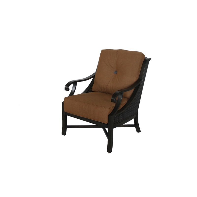 Portica A145100-02-fcct 34 X 27.5 X 35 In. Somerset Outdoor Wicker Lounge Chair, Teak