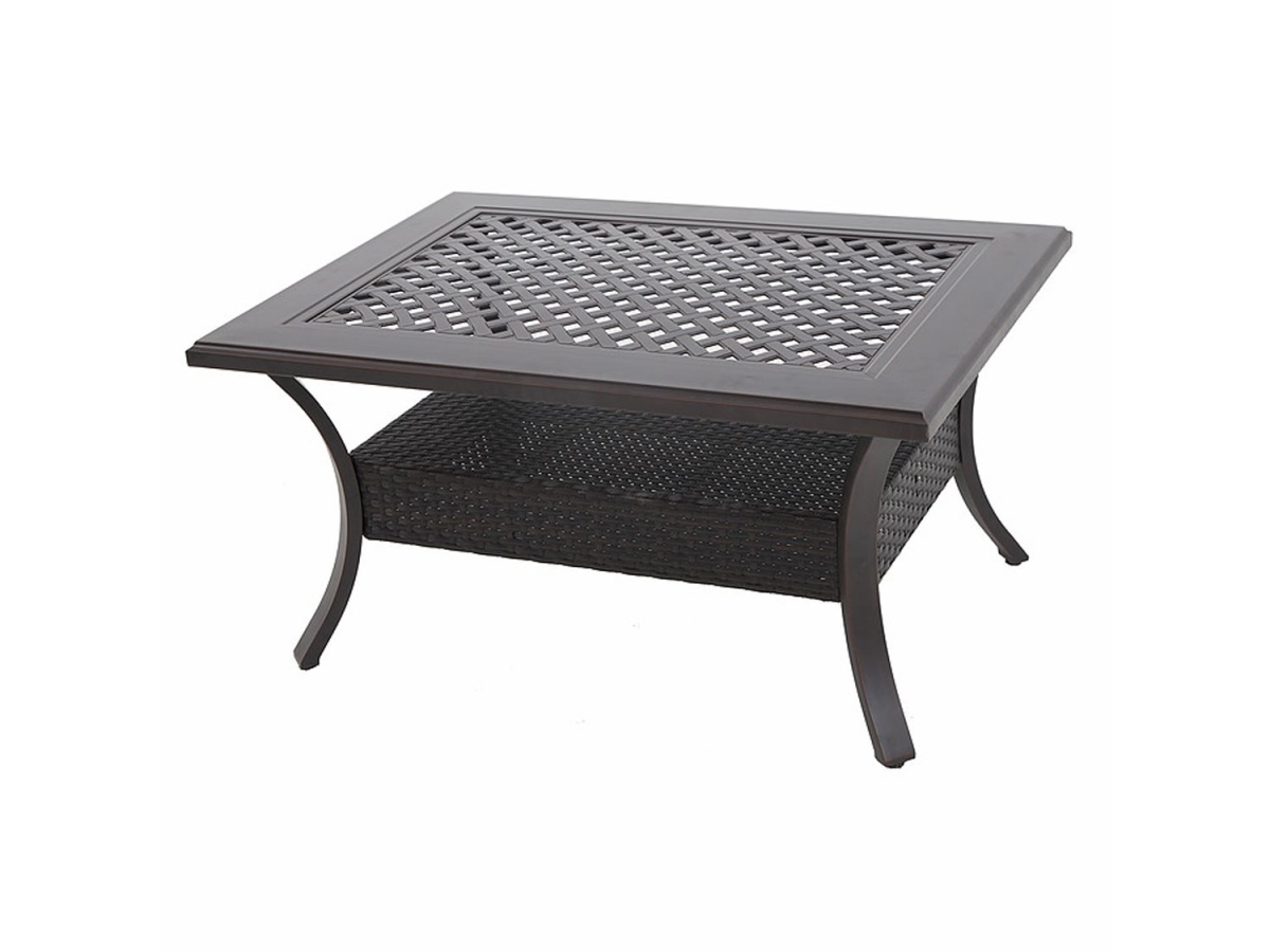 Portica C143244-01-crcn 44 X 32 X 22 In. Mixed Material Cast Outdoor Coffee Table, Copperhead