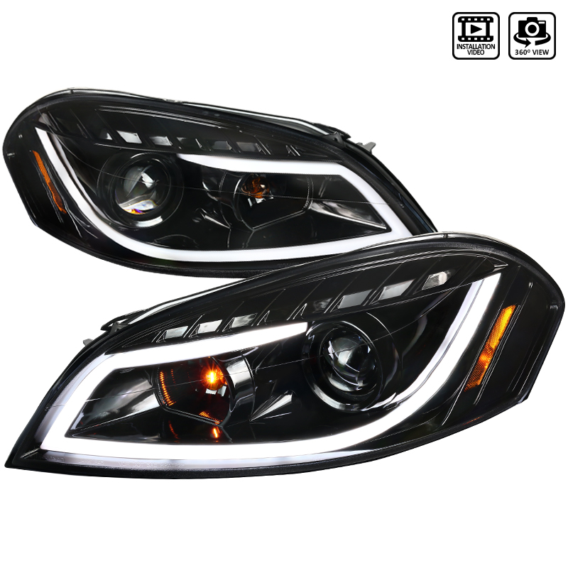 2lhp-ipa06bk-tm Projector Head-light For 2006-2013 Chevrolet Impala - Glossy Black