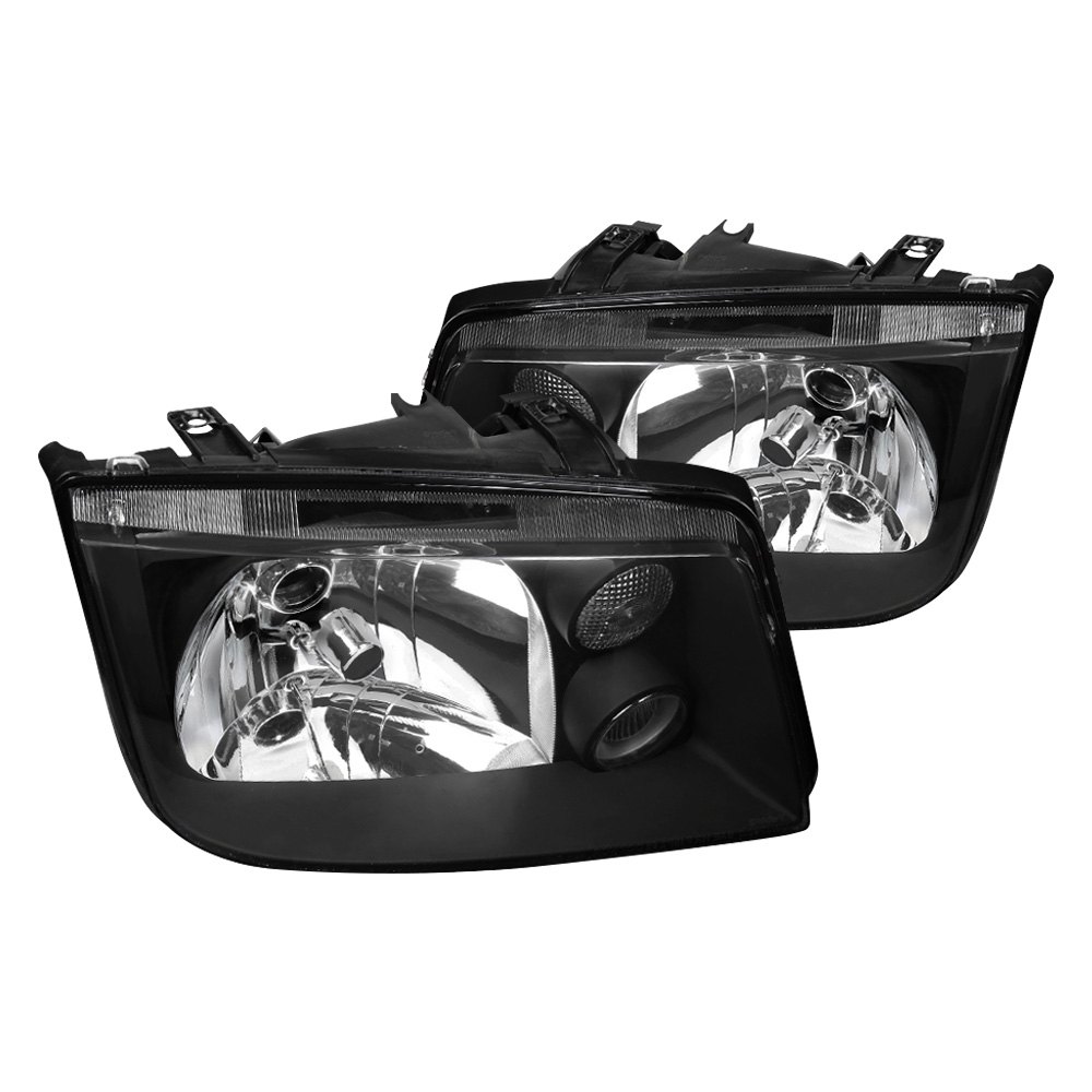 Spec D Tuning LH-JET99JM-V2-RS Black Euro Headlights with Fog Lights for 1999-2004 Volkswagen Jetta Spec D Tuning LH-JET99JM-V2-RS Black Euro Headlights with Fog Lights for 1999-2004 Volkswagen Jetta
