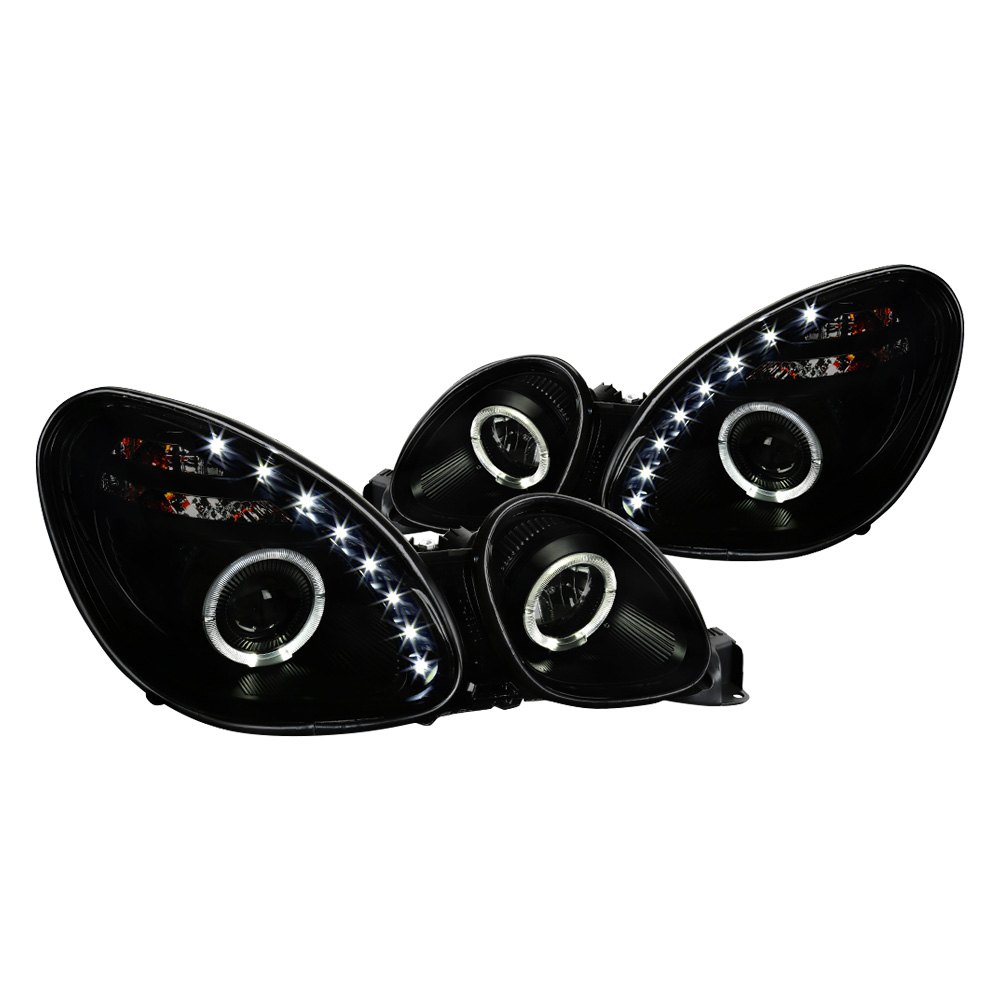 Spec D Tuning LHP-GS30098SM-RS Black & Smoke Dual Halo Projector Headlights with LED DRL for 1998-2005 Lexus GS Spec D Tuning LHP-GS30098SM-RS Black & Smoke Dual Halo Projector Headlights with LED DRL for 1998-2005 Lexus GS