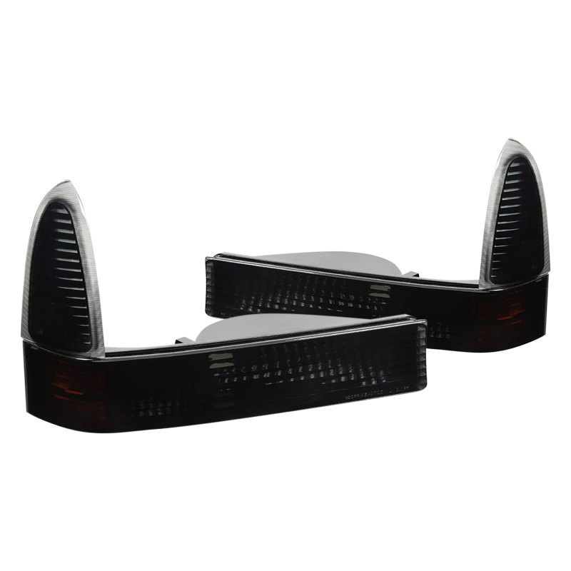 Spec D Tuning 2LC-F25099SM-RS Factory Style Turn Signal Parking Lights for 1999-2004 Ford F-250 - Black Smoke & Amber Spec D Tuning 2LC-F25099SM-RS Factory Style Turn Signal Parking Lights for 1999-2004 Ford F-250 - Black Smoke & Amber