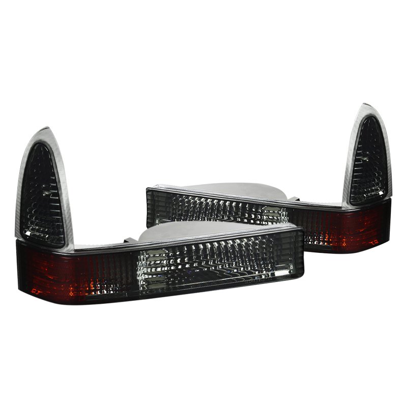 Spec D Tuning 2LC-F25099G-RS Factory Style Turn Signal Parking Lights for 1999-2004 Ford F-250 - Chrome Smoke & Amber Spec D Tuning 2LC-F25099G-RS Factory Style Turn Signal Parking Lights for 1999-2004 Ford F-250 - Chrome Smoke & Amber
