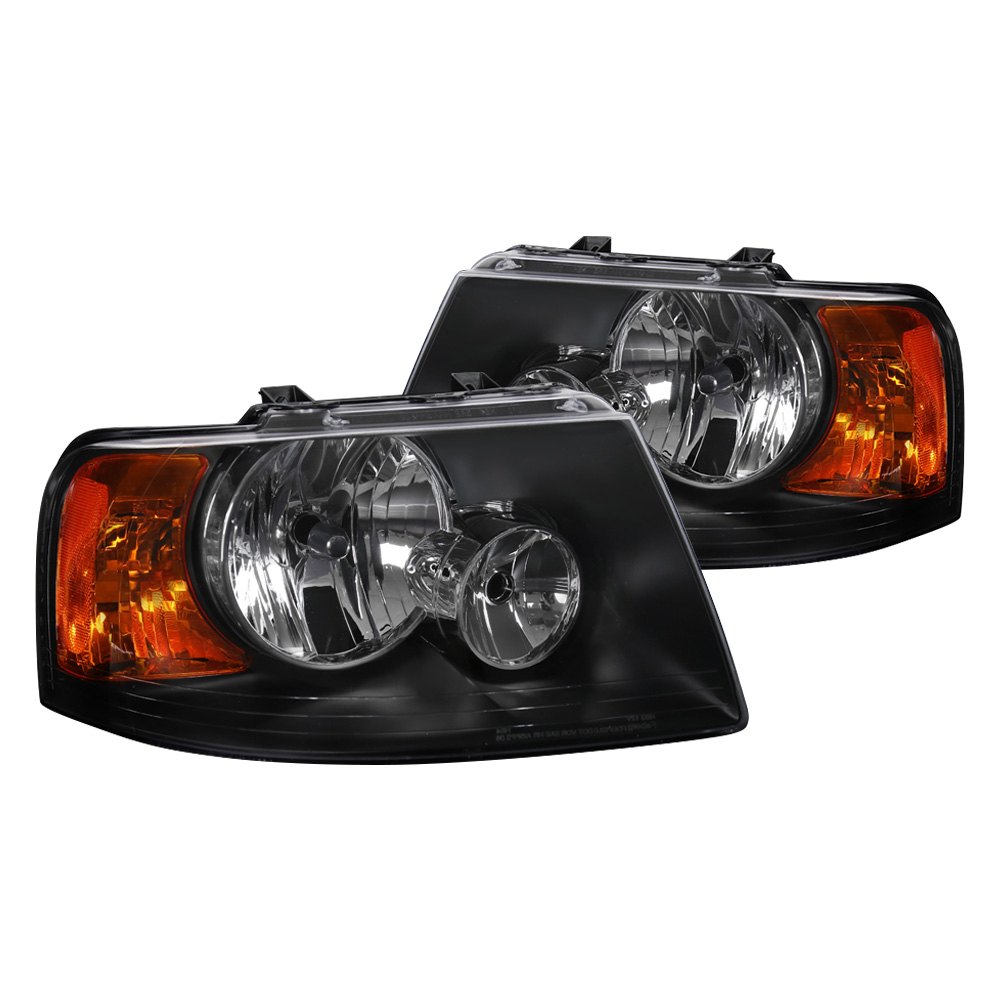03-06 Ford Expedition Headlights - Black