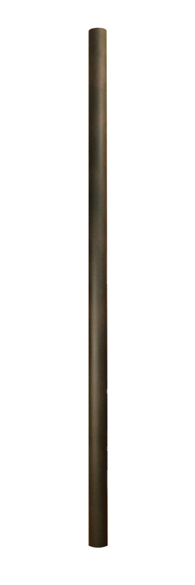 390-brz Smooth Aluminum Direct Burial Post, Hand Rubbed Bronze - 7 Ft.