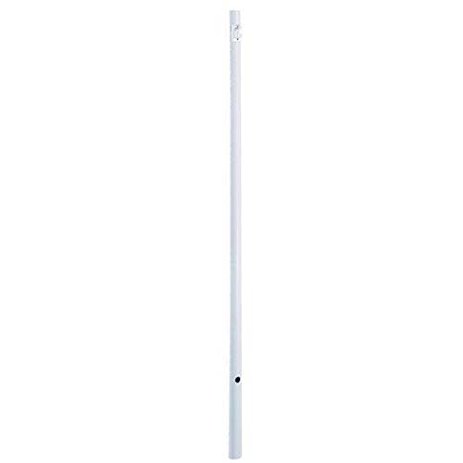 390-wh Smooth Aluminum Direct Burial Post, White