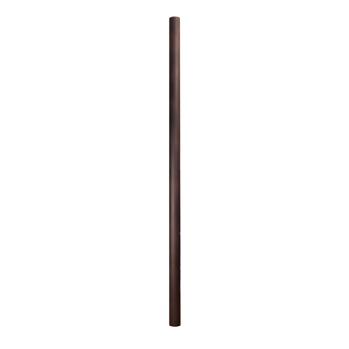 390-pc-orb Smooth Aluminum Direct Burial Post With Photo Cell, Oil Rubbed Bronze