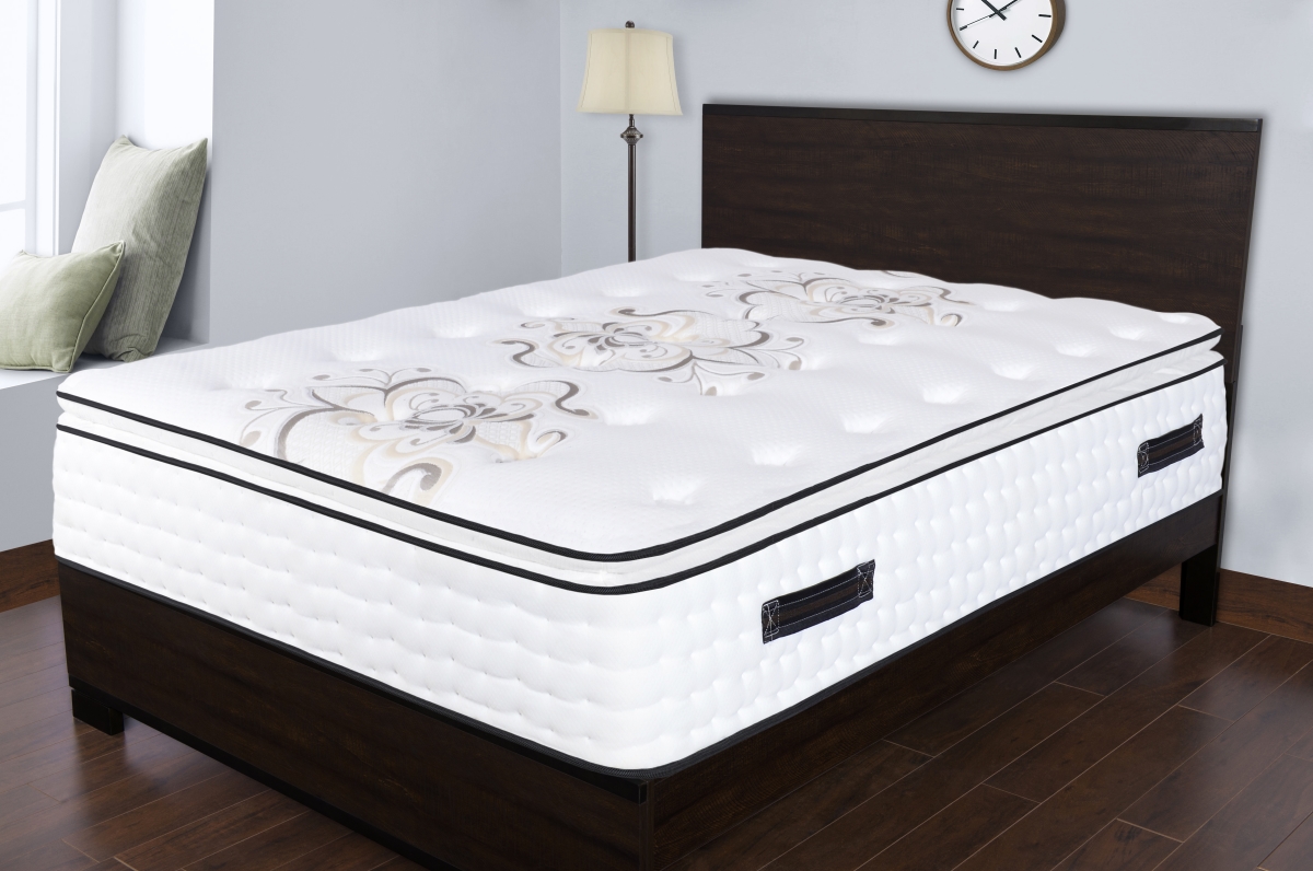 Ss471003q 14.5 In. Orthopedic Premiumplush Gel & Convoluted Memory Foam Knife Edge Pillow Top Pocketed Coil - Queen