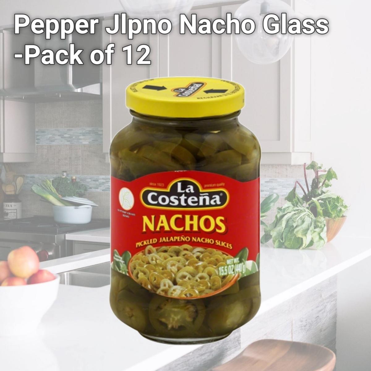 Picture of Pepper Jlpno Nacho Glass -Pack of 12