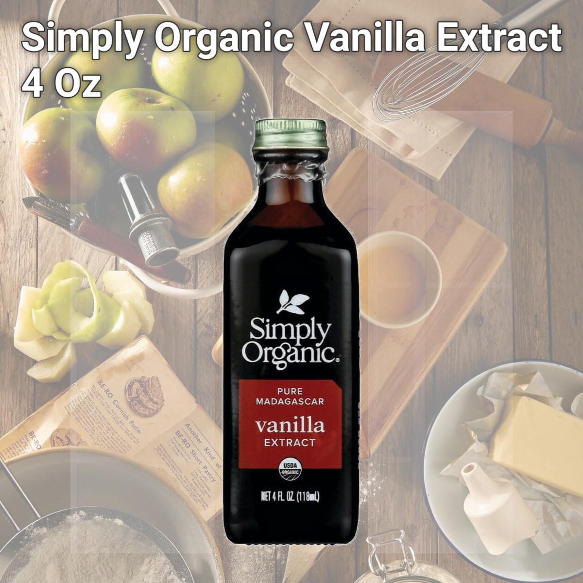 Picture of Simply Organic Vanilla Extract 4 Oz