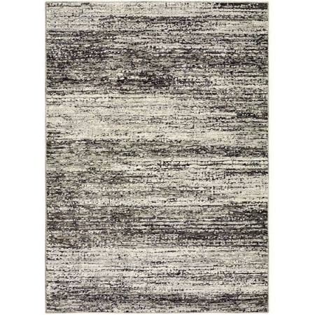 A8037g200300st 6 Ft. 7 In. X 9 Ft. 6 In. Rectangle Atlas Area Rug, Ash & Charcoal
