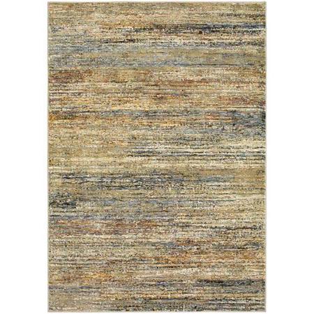 A8037j067253st 2 X 8 Ft. 3 In. Atlas Area Rug, Gold & Green
