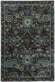 A7124a305400st 10 X 13 Ft. 2 In. Rectangle Andorra Area Rug, Navy & Blue