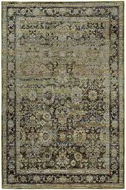A7125c076365st 2 X 12 Ft. 6 In. Andorra Area Rug, Green & Brown