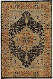 A7138b305400st 10 X 13 Ft. 2 In. Rectangle Andorra Area Rug, Gold & Grey