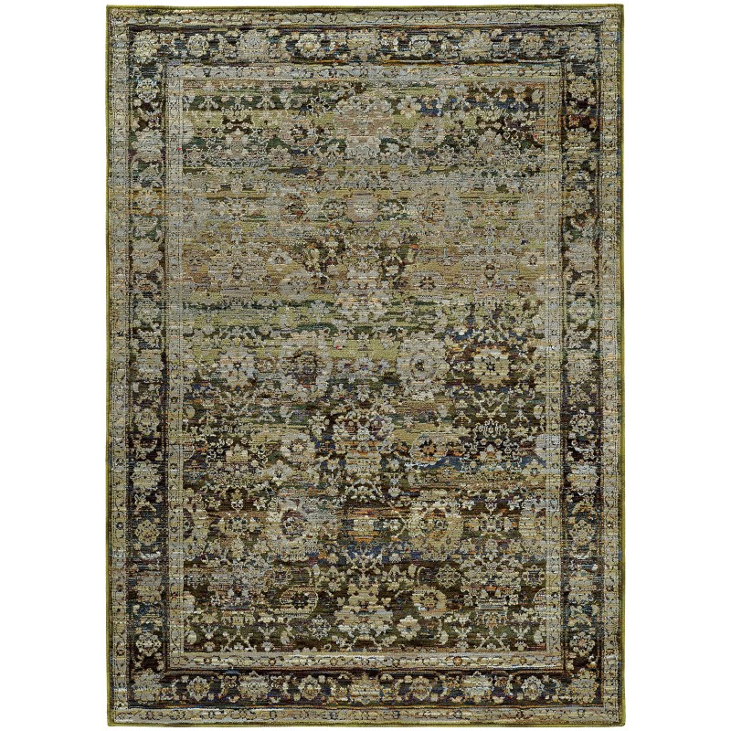 A7125c117170st 3 Ft. 3 In. X 5 Ft. 2 In. Andorra Casual Area Rug, Green