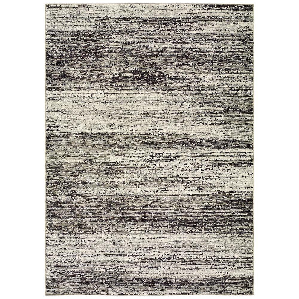 A8037g260370st Atlas Indoor Casual Abstract Rectangle Area Rug, Ash - 8 Ft. 6 In. X 11 Ft. 7 In.