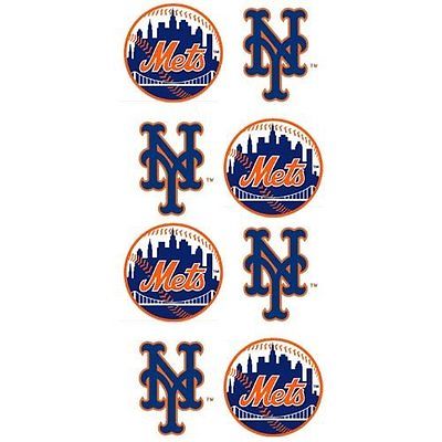 Rpbbnymtat Mlb New York Mets, Tattoo Sheet