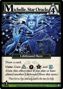 Ultra Pro Ascension Agprm-053 Michelle, Star Oracle Promo Card
