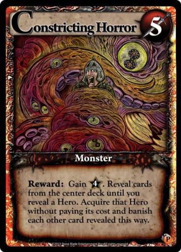 Ultra Pro Ascension Agprm-029 Constricting Horror Promo Game Card Brand New Promotional