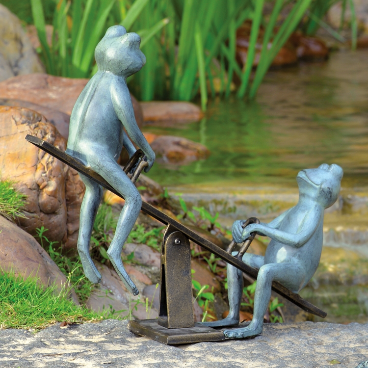 34551 Playground Days Frogs Garden Sculpture
