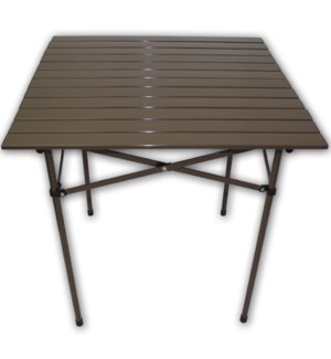 Ta2727 Table In A Bag Tall Aluminum Portable Table - Brown, 27 X 27 X 27 In.