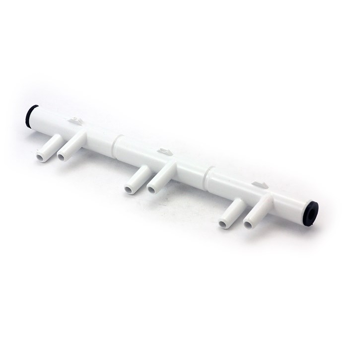 UPC 750071313393 product image for 0.75 in. RB x 0.37 in. Smooth Barb 6 Ports PVC Manifold with 1 End Plug | upcitemdb.com