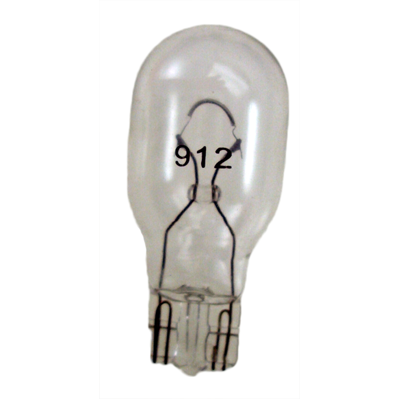 Ge912 1a - 12v & 12w Wedge Base Light Bulb