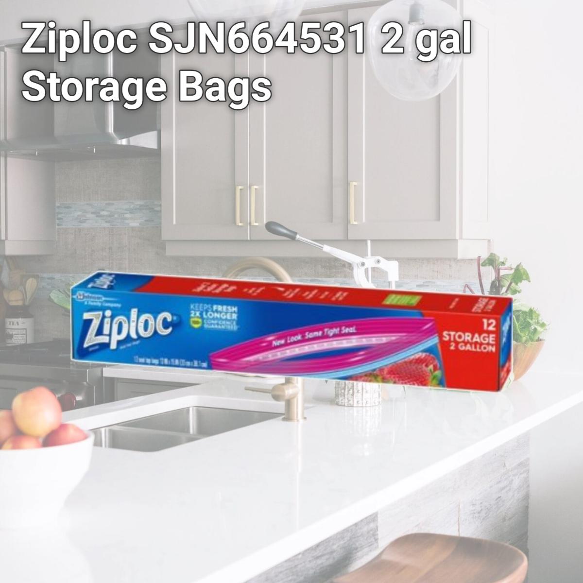 Picture of Ziploc SJN664531 2 gal Storage Bags