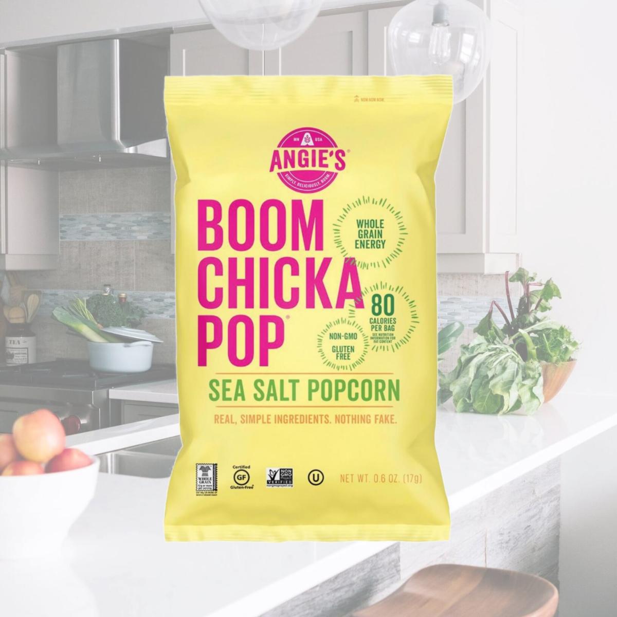 Picture of Angies Artisan Treats CNGSN01027 Boom Chicka Seasalt Popcorn - Pack of 24
